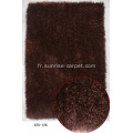 Tapis à tapis élastique et soie Shagy Tapis